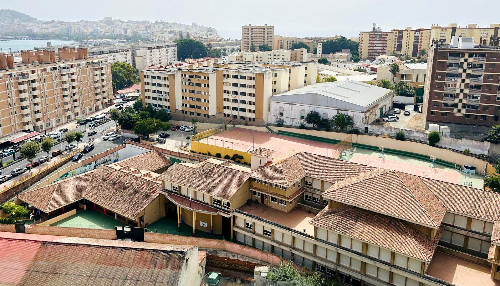 Vista panorámica Colegio San Daniel Ceuta